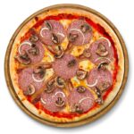 Pizza Svizzera – Pizza mit Speck, Schinken und Salami