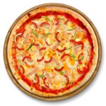 Pizza Exotica – Pizza mit Hinterschinken, Ananas und Peperoni