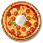 Pizza Bufala – Pizza mit Büffelmozzarella und frischem Basilikum