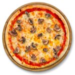 Pizza Steinpilze – Pizza mit frischen Steinpilzen und Mozzarella