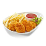 Chicken Nuggets – Knusprige, goldbraun frittierte Hähnchenstücke