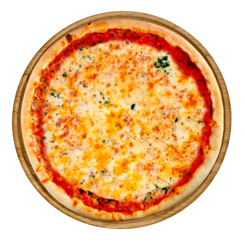 Pizza Gorgonzola – Pizza mit Gorgonzola, Mozzarella und Oregano