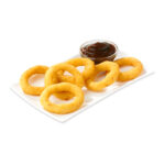 Zwiebelringe – Knusprig frittierte, goldbraune Zwiebelringe